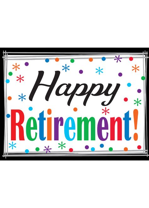 Free Printable Happy Retirement